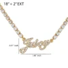 Script Logo Chain Necklace