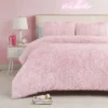 Shaggy Faux Fur Comforter Set