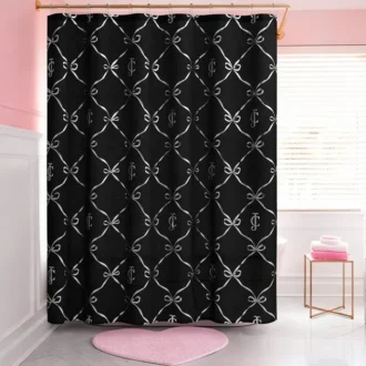 Shower Curtain and Hooks Set