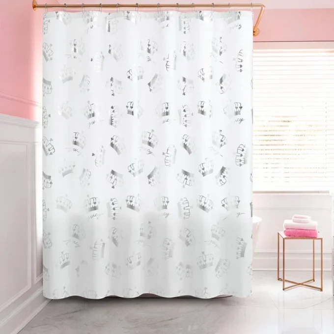 Shower Curtain and Hooks Set Shower Curtain and Hooks Set