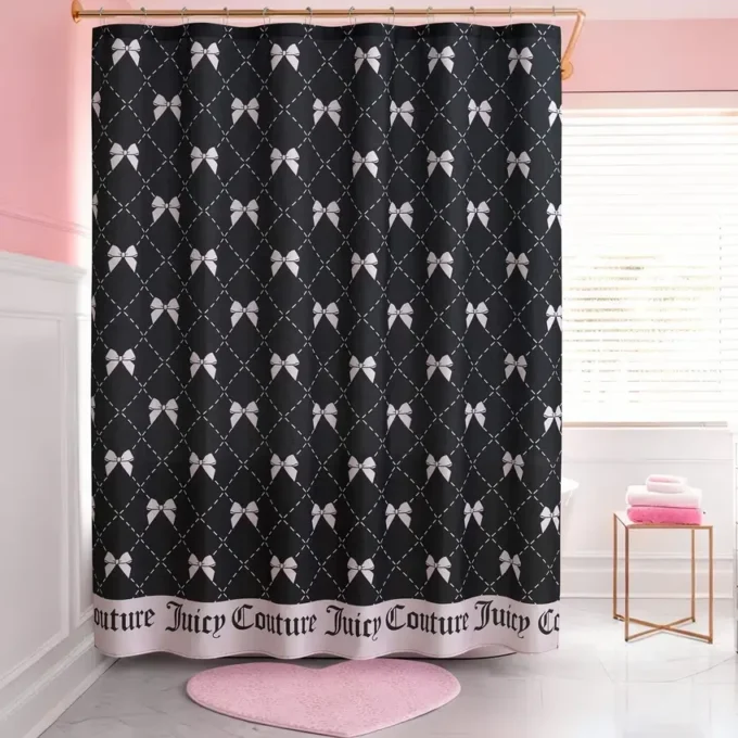 Shower Curtain and Hooks Set Shower Curtain and Hooks Set