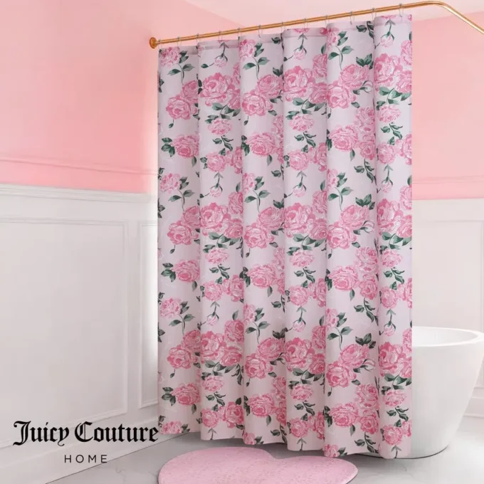 Shower Curtain and Hooks Set Shower Curtain and Hooks Set