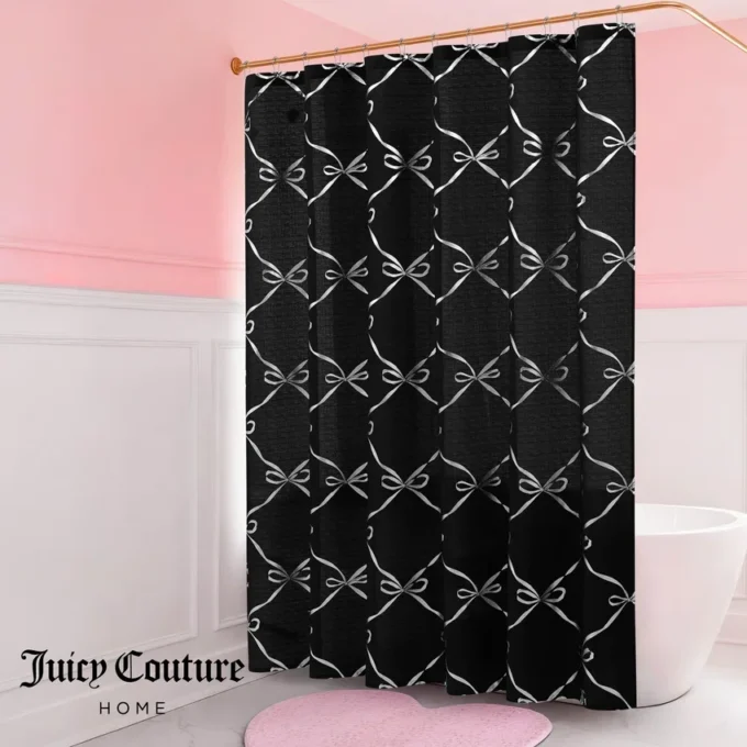 Shower Curtain and Hooks Set Shower Curtain and Hooks Set