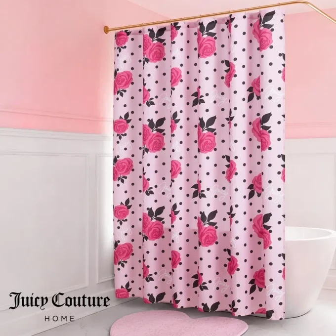 Shower Curtain and Hooks Set Shower Curtain and Hooks Set