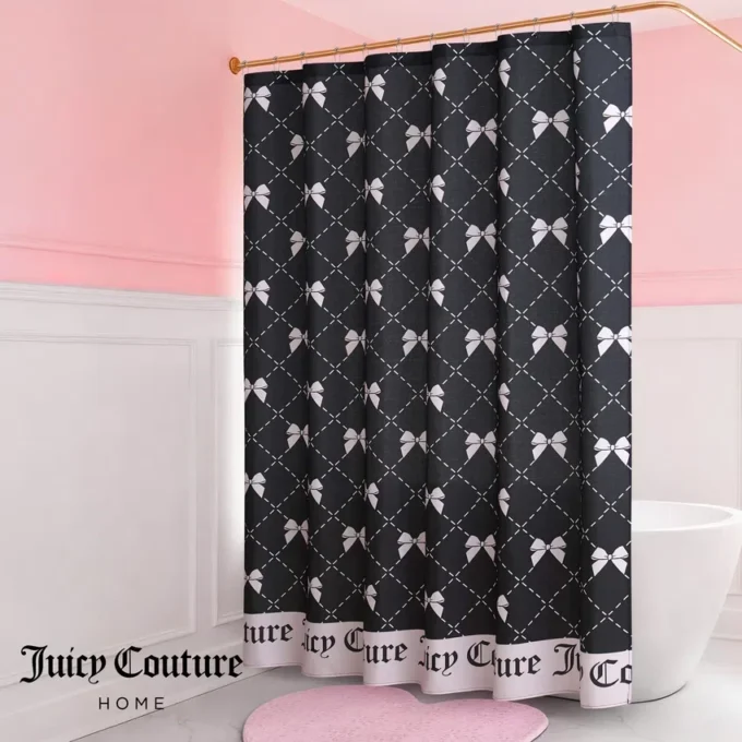 Shower Curtain and Hooks Set Shower Curtain and Hooks Set