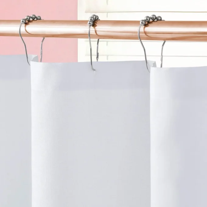 Shower Curtain and Hooks Set Shower Curtain and Hooks Set