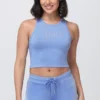 Small Bling High Neck Crop Tank Small Bling High Neck Crop Tank