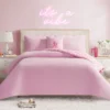 Solid Plush Reversible Cheetah Bows Comforter Set Solid Plush Reversible Cheetah Bows Comforter Set