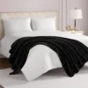 Solid Plush Throw Blanket Solid Plush Throw Blanket