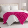 Solid Plush Throw Blanket Solid Plush Throw Blanket