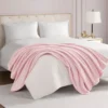 Solid Plush Throw Blanket Solid Plush Throw Blanket