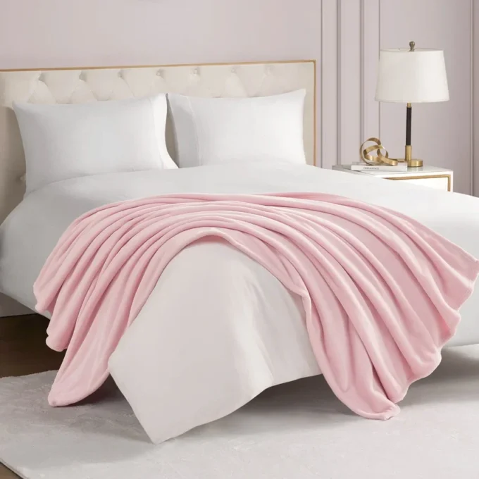 Solid Plush Throw Blanket Solid Plush Throw Blanket