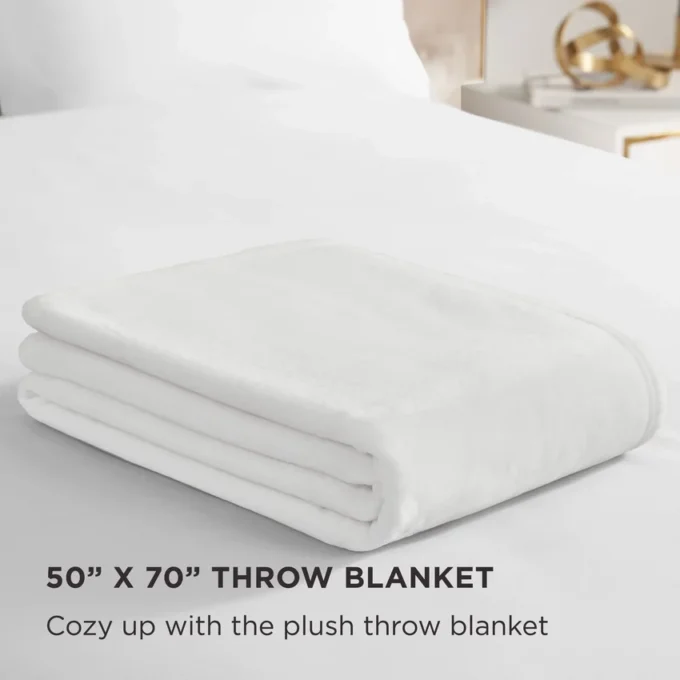 Solid Plush Throw Blanket Solid Plush Throw Blanket