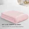 Solid Plush Throw Blanket Solid Plush Throw Blanket