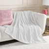 Solid Plush Throw Blanket Solid Plush Throw Blanket