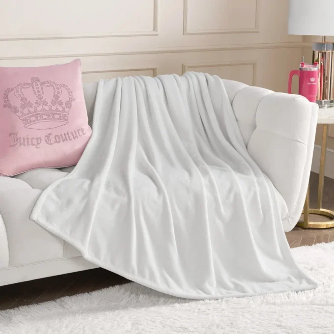 Solid Plush Throw Blanket Solid Plush Throw Blanket