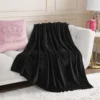 Solid Plush Throw Blanket Solid Plush Throw Blanket