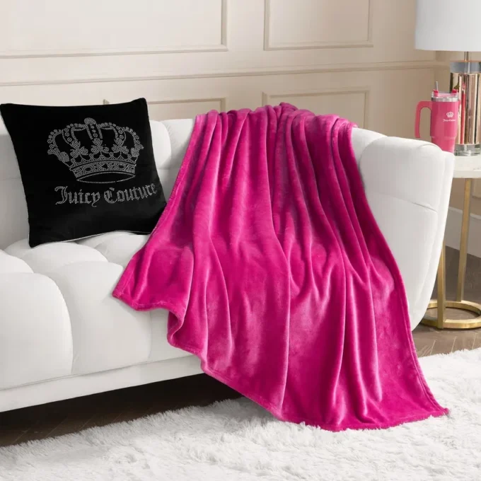 Solid Plush Throw Blanket Solid Plush Throw Blanket