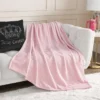 Solid Plush Throw Blanket Solid Plush Throw Blanket