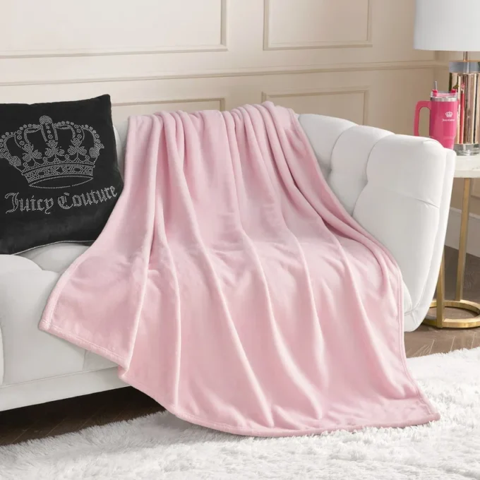 Solid Plush Throw Blanket Solid Plush Throw Blanket
