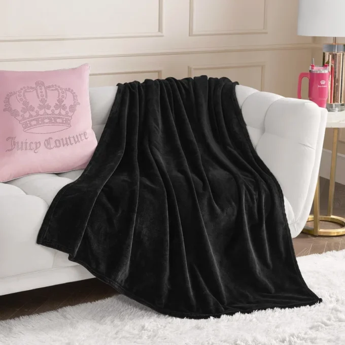 Solid Plush Throw Blanket Solid Plush Throw Blanket