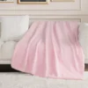Solid Rabbit Mink Faux Fur Throw Blanket Solid Rabbit Mink Faux Fur Throw Blanket