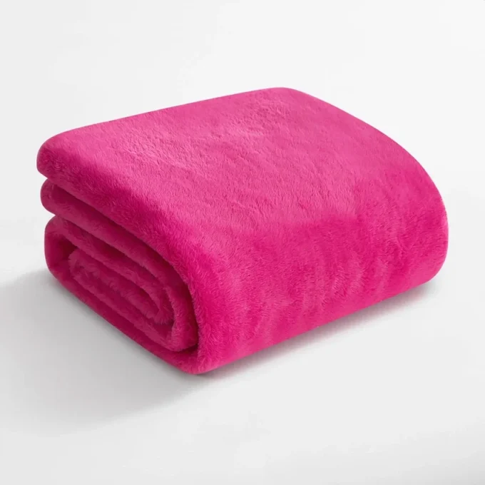 Solid Rabbit Mink Faux Fur Throw Blanket Solid Rabbit Mink Faux Fur Throw Blanket