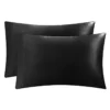 Solid Satin Pillow Case Set Solid Satin Pillow Case Set