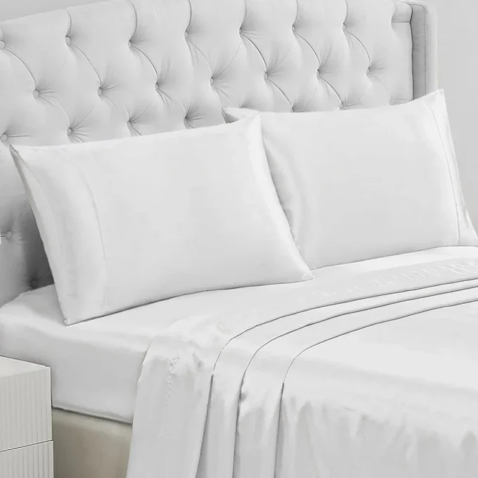 Solid Satin Pillow Case Set Solid Satin Pillow Case Set