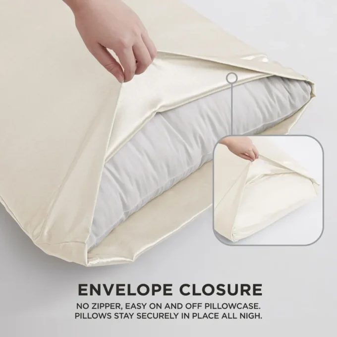 Solid Satin Pillow Case Set Solid Satin Pillow Case Set