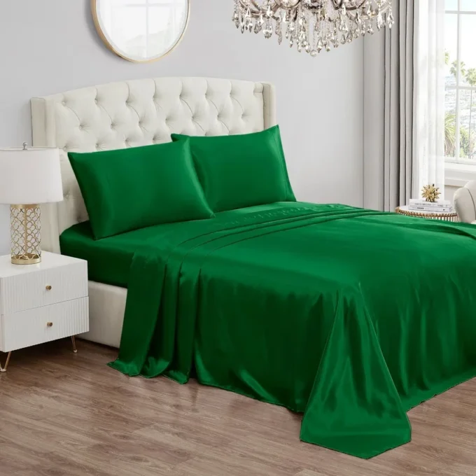 Solid Satin Sheet Set Solid Satin Sheet Set