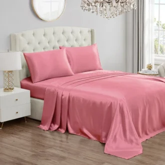 Solid Satin Sheet Set Solid Satin Sheet Set