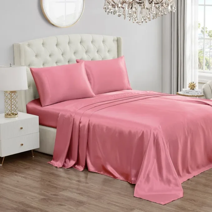 Solid Satin Sheet Set Solid Satin Sheet Set
