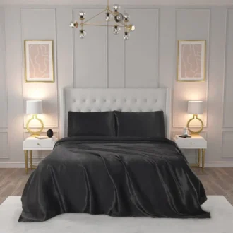 Solid Satin Sheet Set Solid Satin Sheet Set