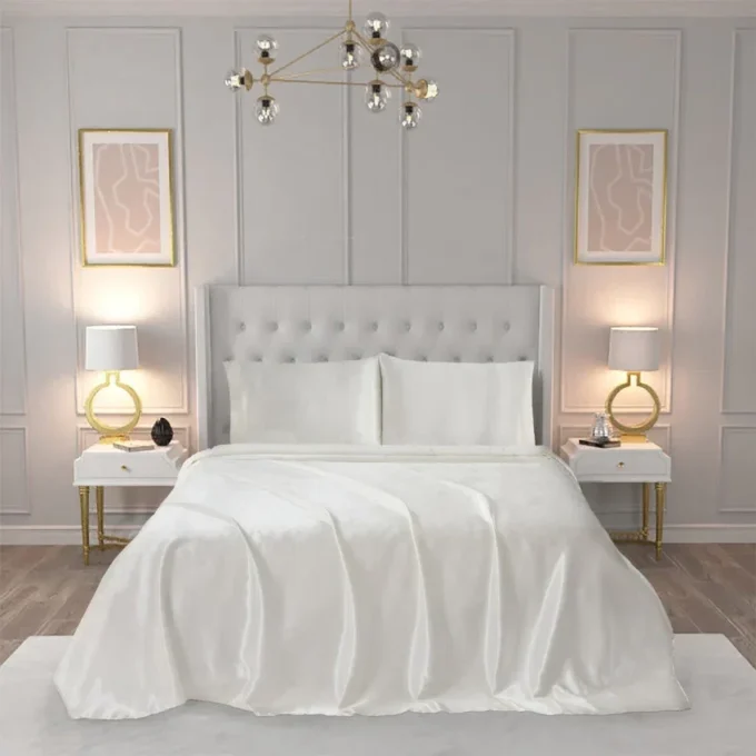 Solid Satin Sheet Set Solid Satin Sheet Set