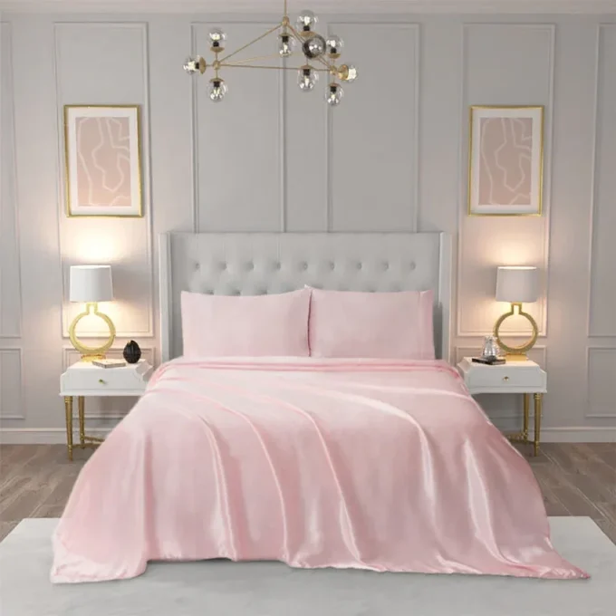 Solid Satin Sheet Set Solid Satin Sheet Set