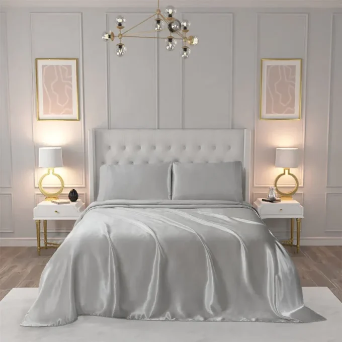 Solid Satin Sheet Set Solid Satin Sheet Set
