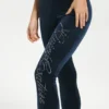 Strappy Script Velour Jumpsuit Strappy Script Velour Jumpsuit