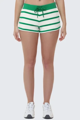Stripe Bling Booty Terry Shorts Stripe Bling Booty Terry Shorts