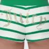 Stripe Bling Booty Terry Shorts Stripe Bling Booty Terry Shorts