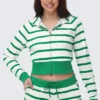 Stripe Bling Terry Hoodie Stripe Bling Terry Hoodie