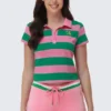 Stripe Embroidered Baby Polo Stripe Embroidered Baby Polo