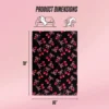 Sweet Cherry Bows Plush Throw Blanket Sweet Cherry Bows Plush Throw Blanket