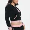 Sweetheart Cotton Velour Hoodie Sweetheart Cotton Velour Hoodie