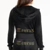 Taurus Customizable Big Bling Velour Hoodie Taurus Customizable Big Bling Velour Hoodie
