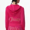 Technicolor Customizable Big Bling Velour Hoodie Technicolor Customizable Big Bling Velour Hoodie