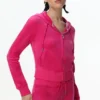 Technicolor Customizable Big Bling Velour Hoodie Technicolor Customizable Big Bling Velour Hoodie
