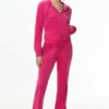 Technicolor Customizable Big Bling Velour Hoodie Technicolor Customizable Big Bling Velour Hoodie