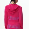 Technicolor Customizable Big Bling Velour Hoodie Technicolor Customizable Big Bling Velour Hoodie