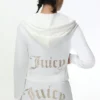 Technicolor Customizable Big Bling Velour Hoodie Technicolor Customizable Big Bling Velour Hoodie